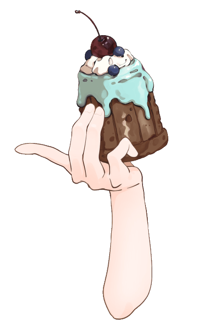 「holding food ice cream」 illustration images(Latest)