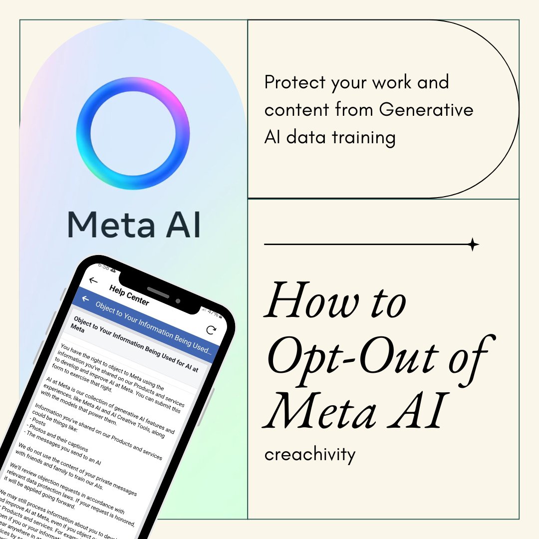 Instagram plans to use your information and data to feed its Meta AI (Meta is Facebook, IG, etc). This includes any image, text, or video, and it is opt-in by default. For artists and other content creators, I made a guide thread for us on how to set your account to opt out