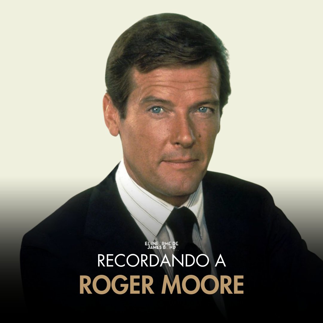 Recordando a Sir Roger Moore, quien falleció un día como hoy en el 2017. Siempre será nuestro Bond esencial. Nadie lo hizo como él. ¡007 años sin Moore! #IanFleming #JamesBond #RogerMoore #Agente007