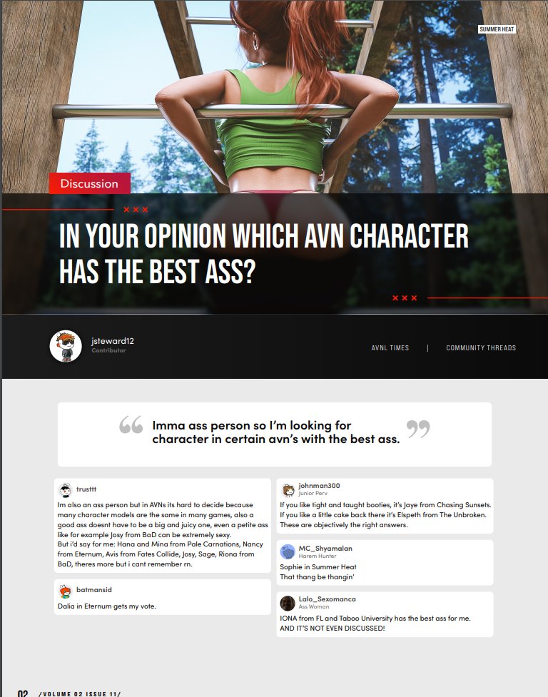 JonhNovels's tweet photo. Hey everyone, today I will introduce to you AVNL Times a magazine for novels. Please share it, print it, and most importantly, enjoy!
https://t.co/cboycQZn64
#AVNMagazine #SupportCreators #SupportCreators https://t.co/bk3f3DNRpa
