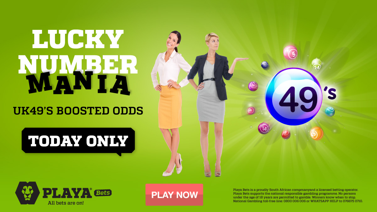 🤑 UK49's Boosted Odds 🤑 Catch our boosted odds on UK49's Tea Time, between 3PM and 4PM this afternoon! 🤩 Play Now: playabets.click/o/r8rslU #PlayaPromos