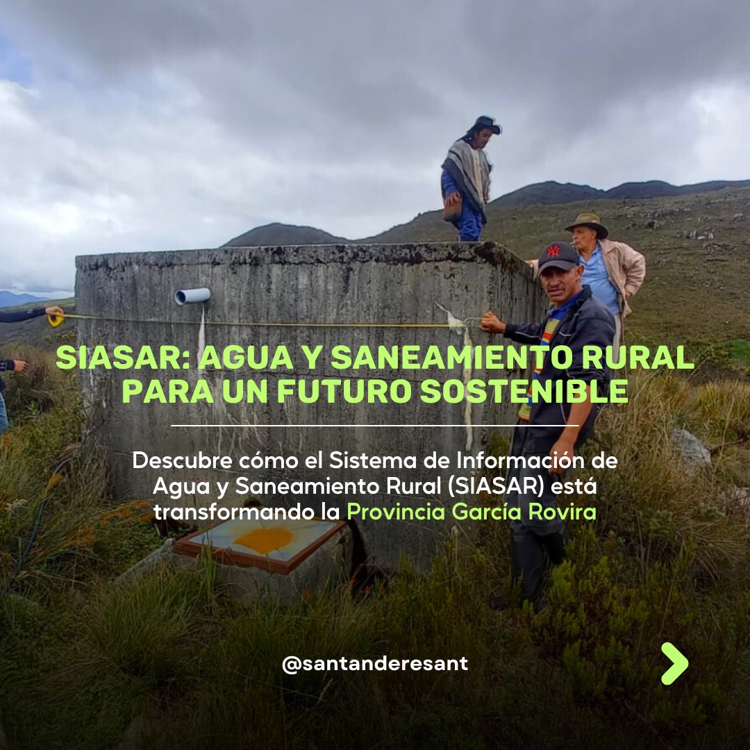 EsantSantander's tweet photo. 📊💧 Descubre el Impacto de SIASAR en la Provincia García Rovira🌍🚰

El Sistema de Información de Agua y Saneamiento Rural está mejorando la gestión de recursos hídricos y servicios de saneamiento en nuestras comunidades de Guaca y Carcasí.
@GralJuvenalDiaz @GobdeSantander https://t.co/ueDGDfig6g