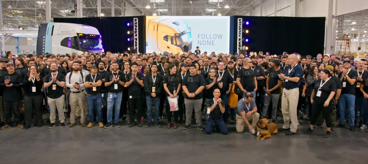 To all the Nikola employees making this world a better place.  Thank you. 

#NKLA #HYLA #Fuelcell #EV #Hydrogen #H2 #renewable #CleanEnergy #ZeroEmission #NikolaArmy