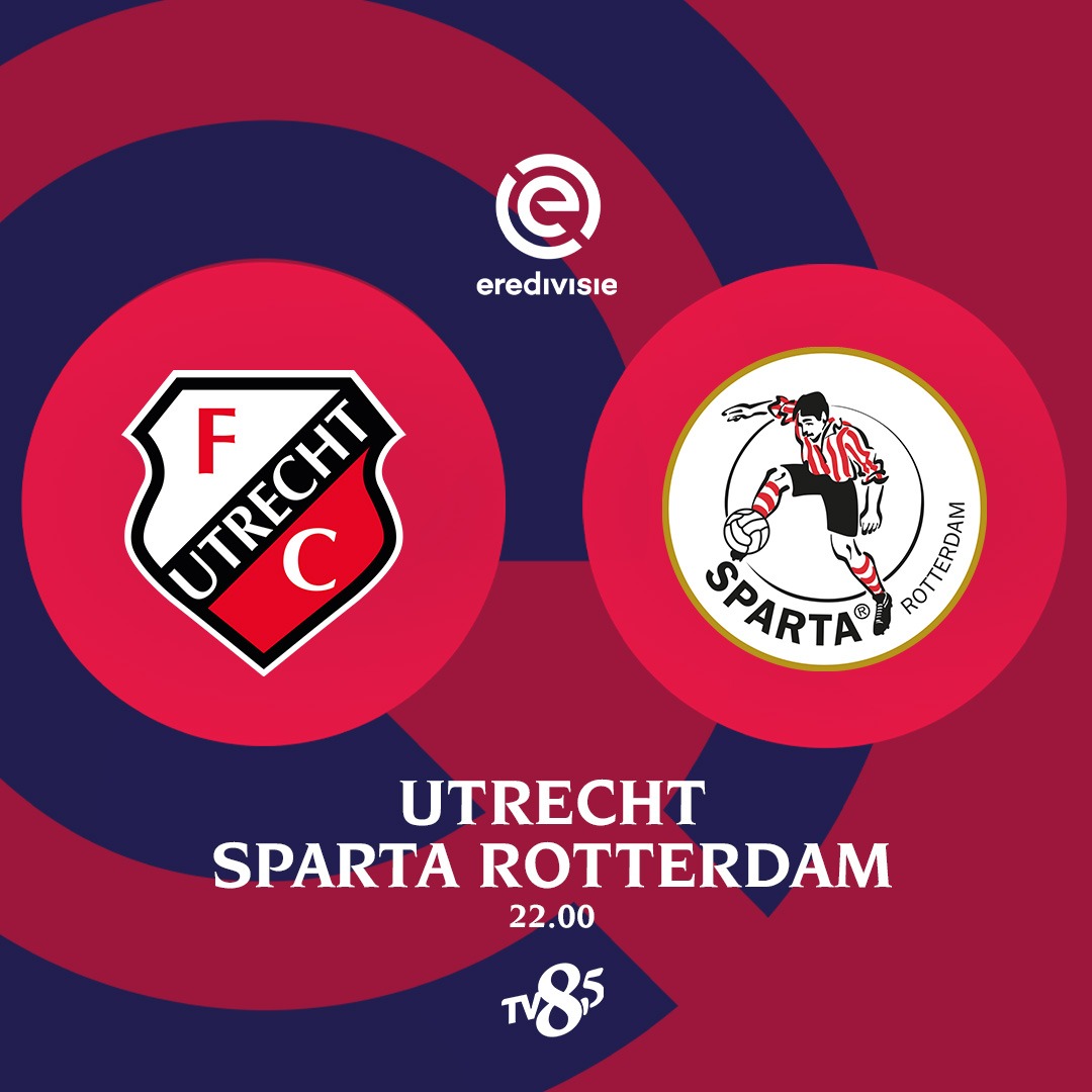 “Utrecht - Sparta Rotterdam” karşılaşması bu akşam saat 22.00'de canlı yayınla TV8,5'ta.