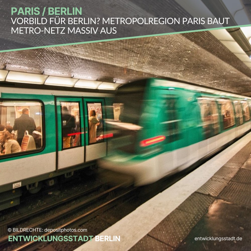 #Paris treibt gerade einen beispiellosen #Ausbau seines Nahverkehrsnetzes voran. Bis 2030 sollen 68 neue Stationen, vier neue Linien und 200 Kilometer neue Bahnstrecken entstehen:

entwicklungsstadt.de/vorbild-fuer-b…