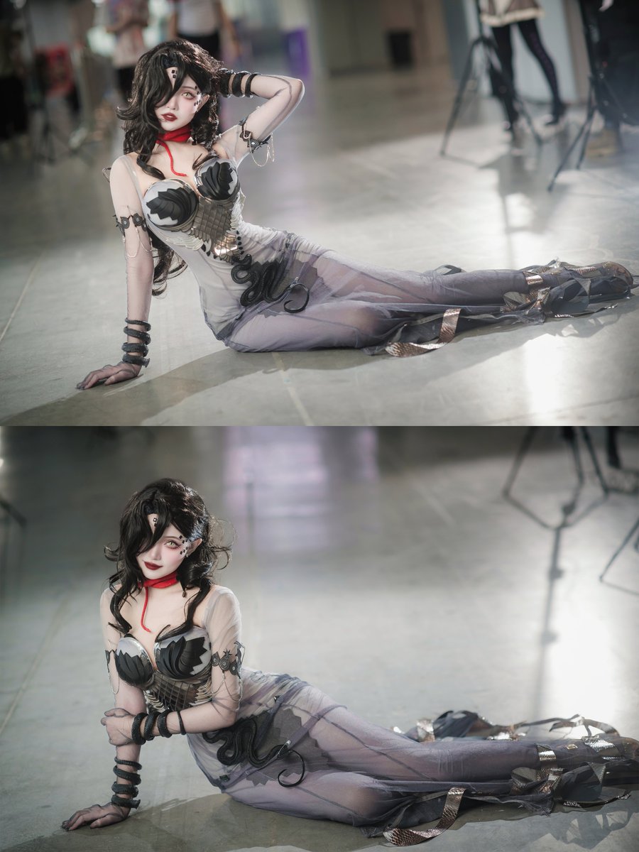 ssf91ss's tweet image. 萤火虫漫展场照
阴阳师 伊邪那美
出镜：凰儿
#cos #阴阳师 #伊邪那美 #美女
