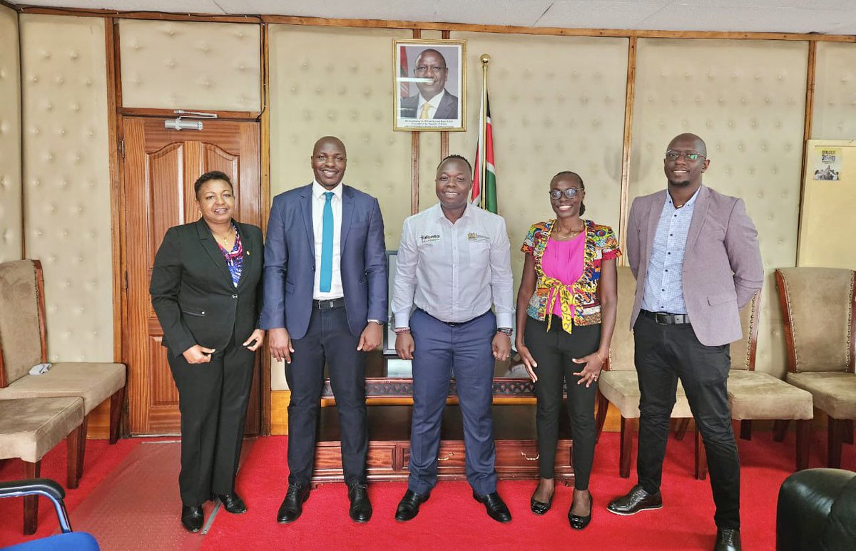 Today we met with several partners separately ;Trace East Africa led by Dan Mucira and Huawei Rep. Adam Lane on the Upcoming National Talent Search. Earlier we met @UNICEFKenya .Great commitments from them to move it forward as we hit the road SOON. @AbabuNamwamba @IsmailMaalim19