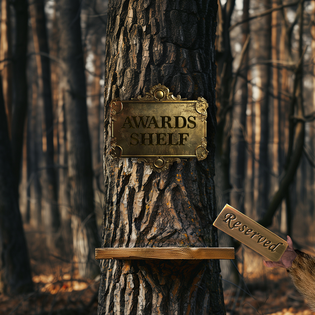 We're reserving space on our awards shelf as our Woodsman Whisky campaign has been shortlisted for not one, not two, but THREE awards: the @TheMarketingSoc Awards, the <a href="/marketingsocSCO/">The Marketing Society Scotland</a> Star Awards, and <a href="/TheFABAwards/">The FAB Awards</a>. Fingers, toes and beaver-paws crossed! 🤞🥃🦫

#MarketingAwards