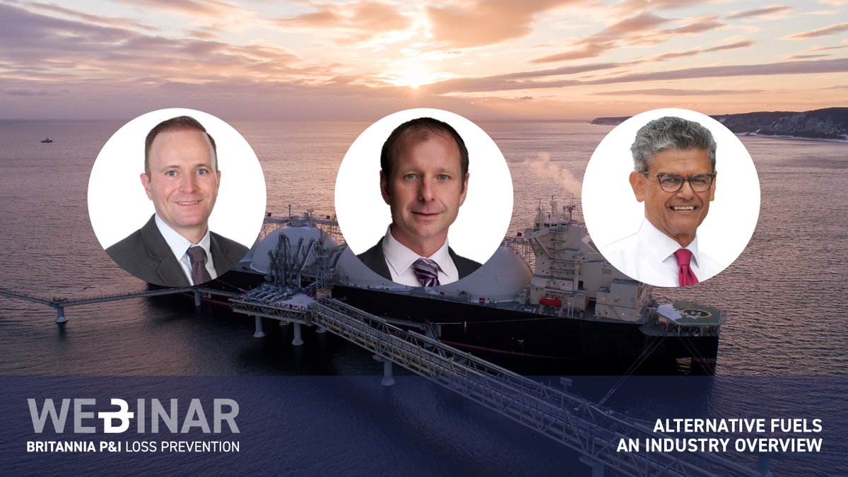 This week the Britannia Loss Prevention team held a webinar on Alternative Fuels. The recording and presentation slides are now available on the Britannia website: ow.ly/k0lN50RQIgE #shipping #lossprevention #alternativefuel #decarbonisation