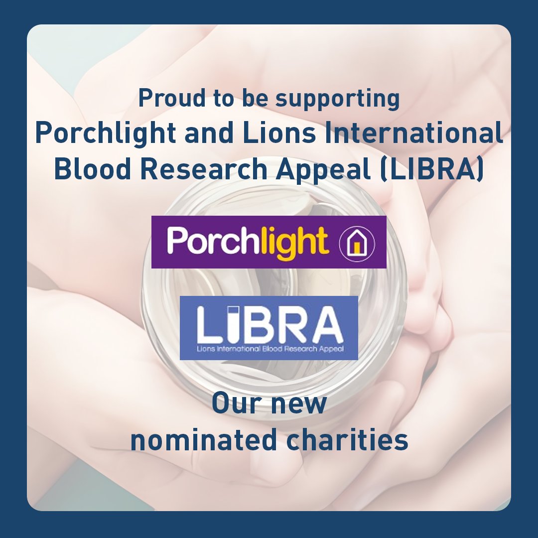 The Burgess Hodgson staff are delighted to announce they have voted to support @porchlight1974 and @libracharity as our new nominated charities. We look forward to supporting them for 2024/25! #Charity #KentCharity #MoreThanJustAccountants