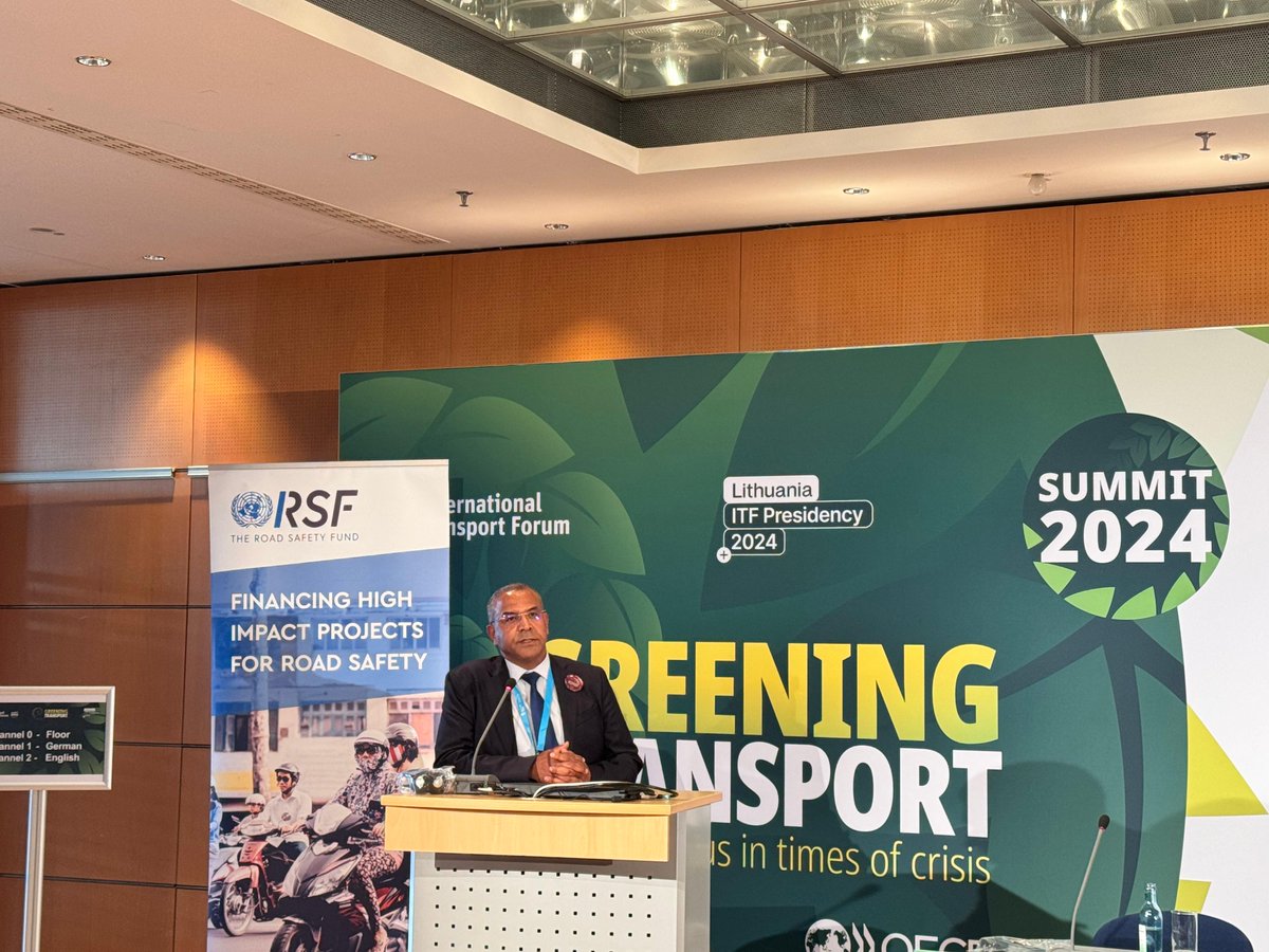 The @UN_RSF 'Road to Morocco' announced! A call to action for replenishing the UNRSF at the 4th Global Ministerial Conference. 🇲🇦 'I hope we can reach the objective of raising more than $30M for road safety' -Bennacer Boulaajoul, @NARSA_ma Learn more: shorturl.at/uJeyH