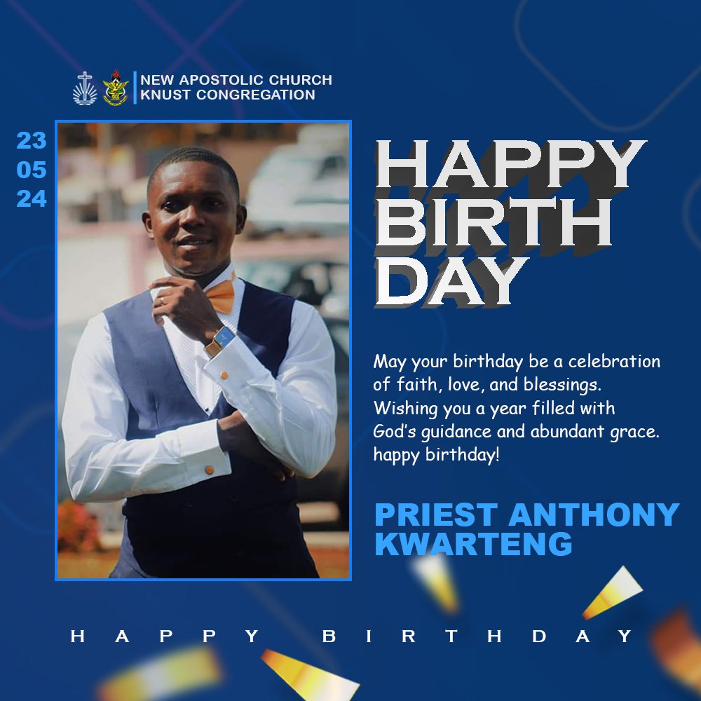 Happy birthday Priest Anthony Kwarteng 🥳🥳❤️🎉. May God bless you and have a great day !

#mynacfamily #prayerworks