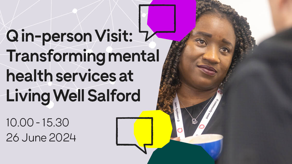 Join our upcoming in-person Visit! Hear about how the pioneering Living Well model of transforming mental health services has been adopted in Salford. Reserve your place: brnw.ch/21wK3ZZ