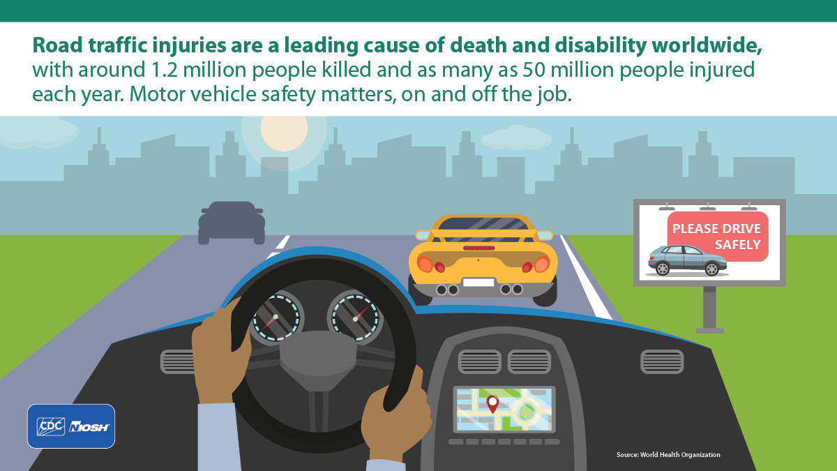 #RoadSafety is a global issue that can affect daily life. Did you know that we have a Center for Motor Vehicle Safety and resources related to keeping workers safe on the road? bit.ly/4bF38cV