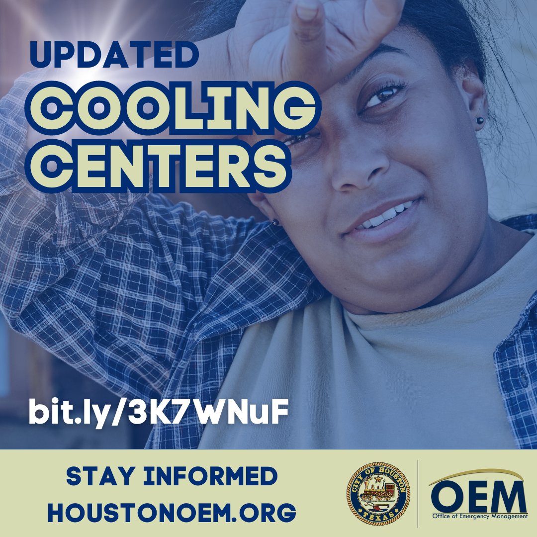 UPDATED COOLING CENTERS: With many homes still without power, multiple cooling centers are open across the city to assist in staying cool and hydrated. It's important to stay safe during extreme heat. For the most up-to-date list of locations, bit.ly/3K7WNuF.
