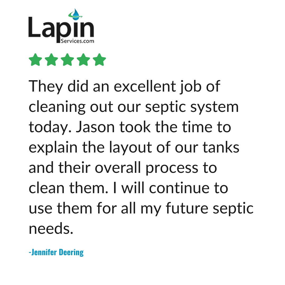 LapinServices's tweet image. Thank you for this review of our septic service! Such feedback fuels our dedication to excellence. It&apos;s vital to know your system. Want a seamless and efficient septic system experience? Reach out to us today ➡️ 1l.ink/R6RKFBZ

#SepticSolutions #CustomerSatisfaction