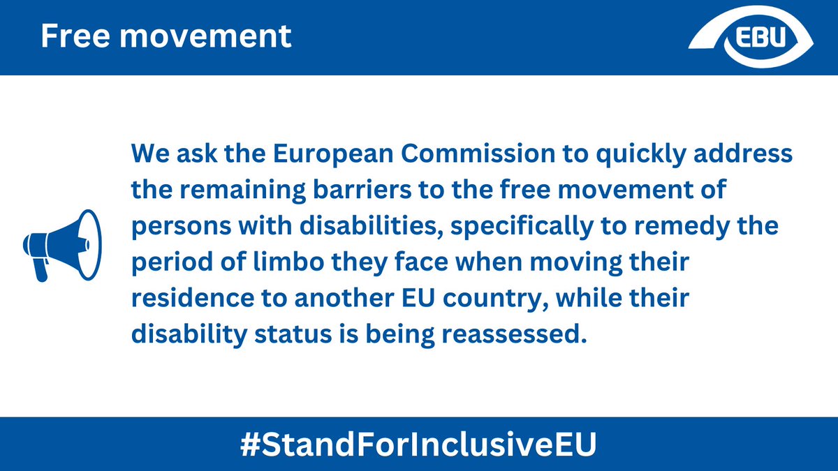 📢 Here is our related demand. #StandForInclusiveEU