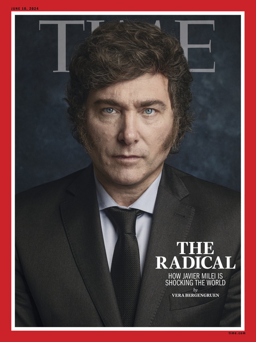 TIME's new cover: Javier Milei’s radical plan to transform Argentina ti.me/4aNkdAJ