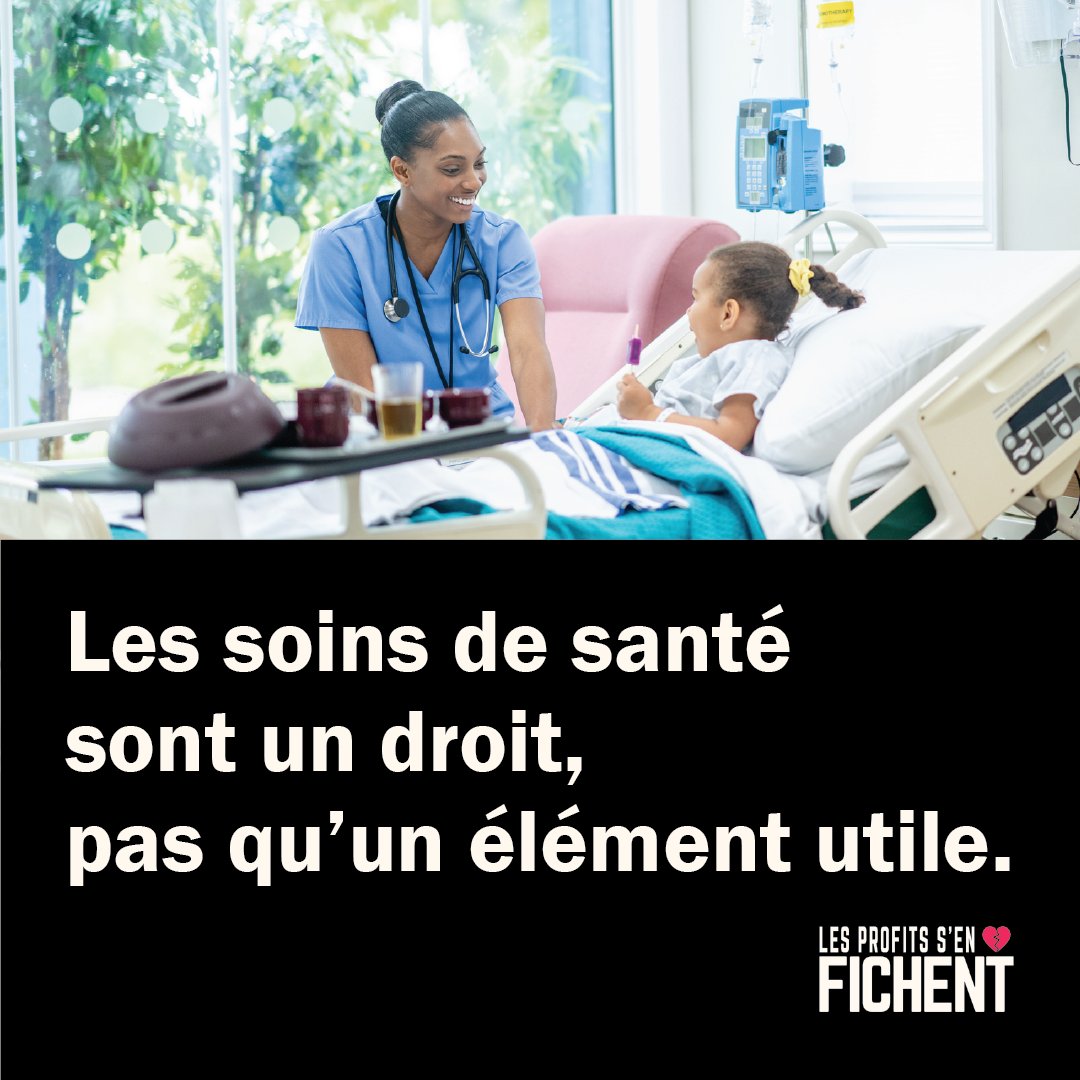 Les soins de santé sont un droit, pas qu’un élément utile. Pourquoi les agences de dotation profitent-elles des millions de dollars qu’engendre la pénurie de personnel? Ça suffit. Dites à votre ministre de la Santé d’investir dans des solutions durables : profitdoesnotcare.ca/accueil