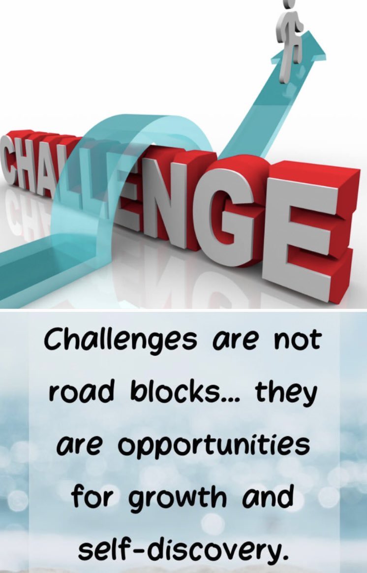 Note to self … Obstacles & challenges will come. They are inevitable & part of life. Having a process in place for overcoming obstacles objectively can turn what might have been devastating into real opportunities to grow, learn, and stretch as a person. 🙏🫶👇