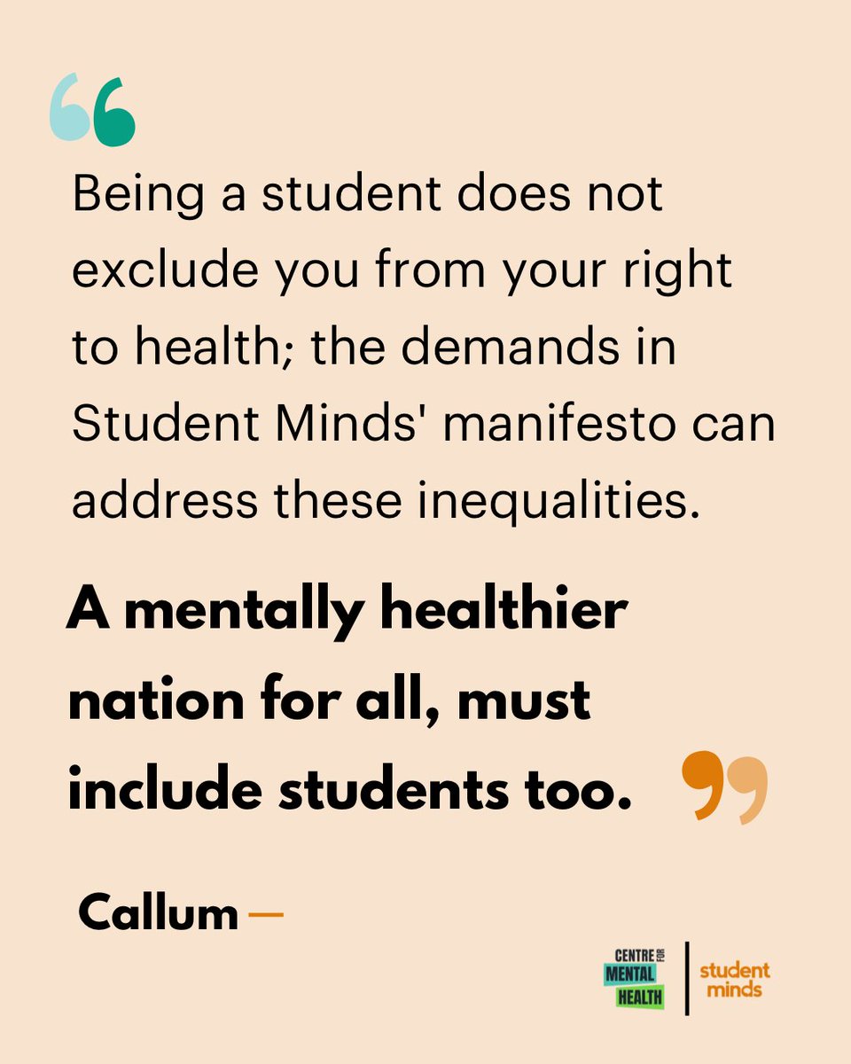 Students often face financial struggles, poor housing, and a lack of support. This isn't right. Callum Young, the Policy Intern at @CentreforMH, urges the Government to act to improve the lives of our students. Read Callum's blog today: ow.ly/hTAK50RSk4V