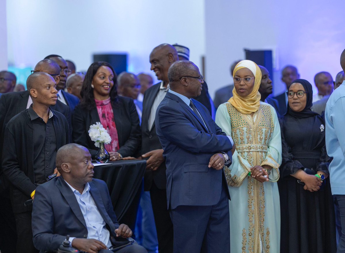 President Kagame has arrived at the Radiant Building inauguration, where he is joined by Founder and Managing Director of Radiant Insurance Company, Marc Rugenera and Board Chair, Francois Régis Kabaka as well as other shareholders.