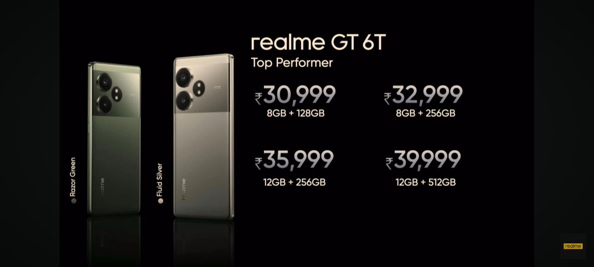 So, POCO F6 vs REALME GT 6T 🆚🔥

Which one's better? 💭

For me, both of them are a no-brainer choice. One can only consider one or the other based on how it looks or software. Just that.

What a time to be alive. 😌