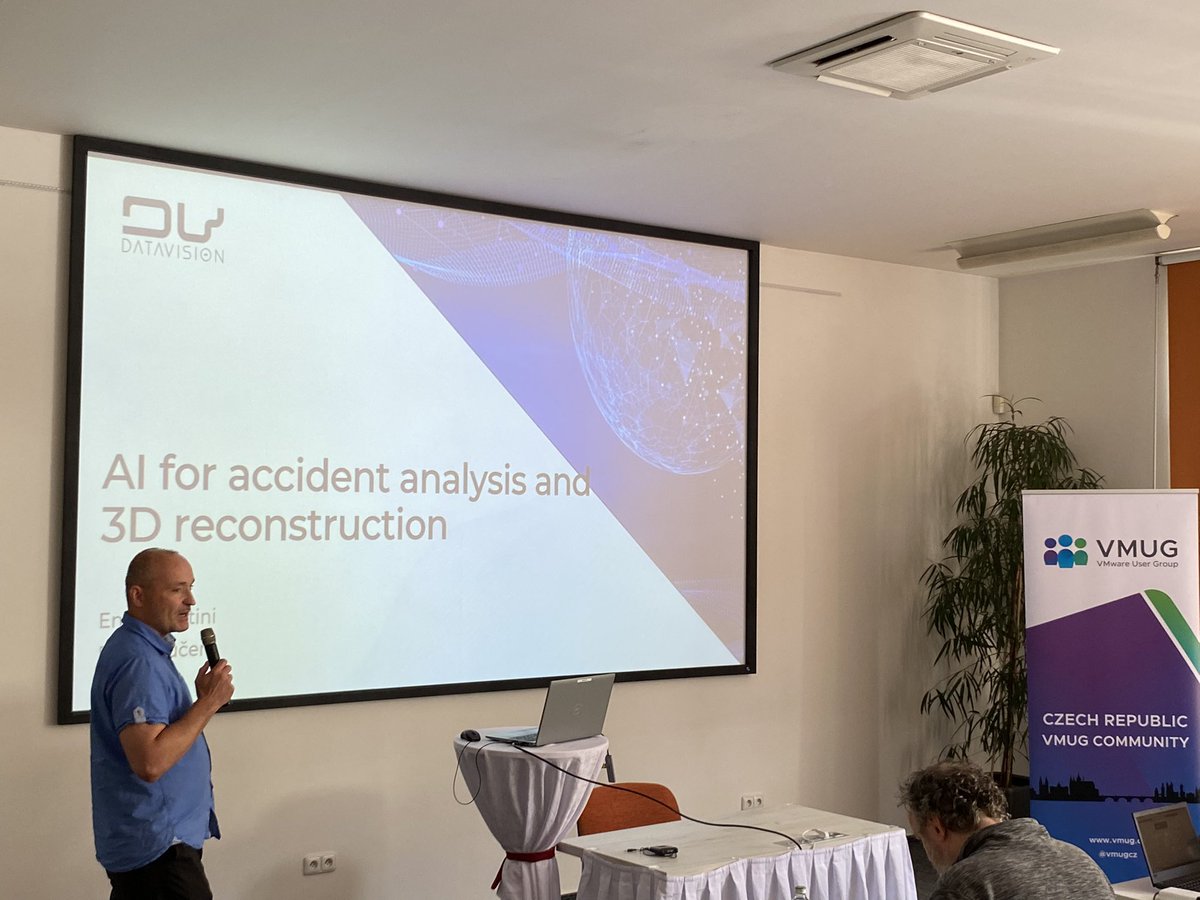 #VMUGCZ session from DataVision - AI for accident analysis and 3D reconstruction