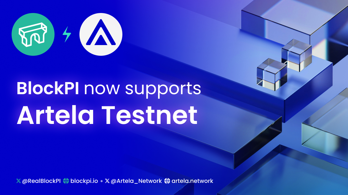 News1Lead's tweet image. ⚡ @RealBlockPI now supports @Artela_Network, the first extensible Layer1 blockchain with parallel execution and modular VMs.

🤝 #BlockPI serves as the official infrastructure partner and providing top-notch RPC services on the #Artela Testnet.

🔽 VISIT
blockpi.io/artela