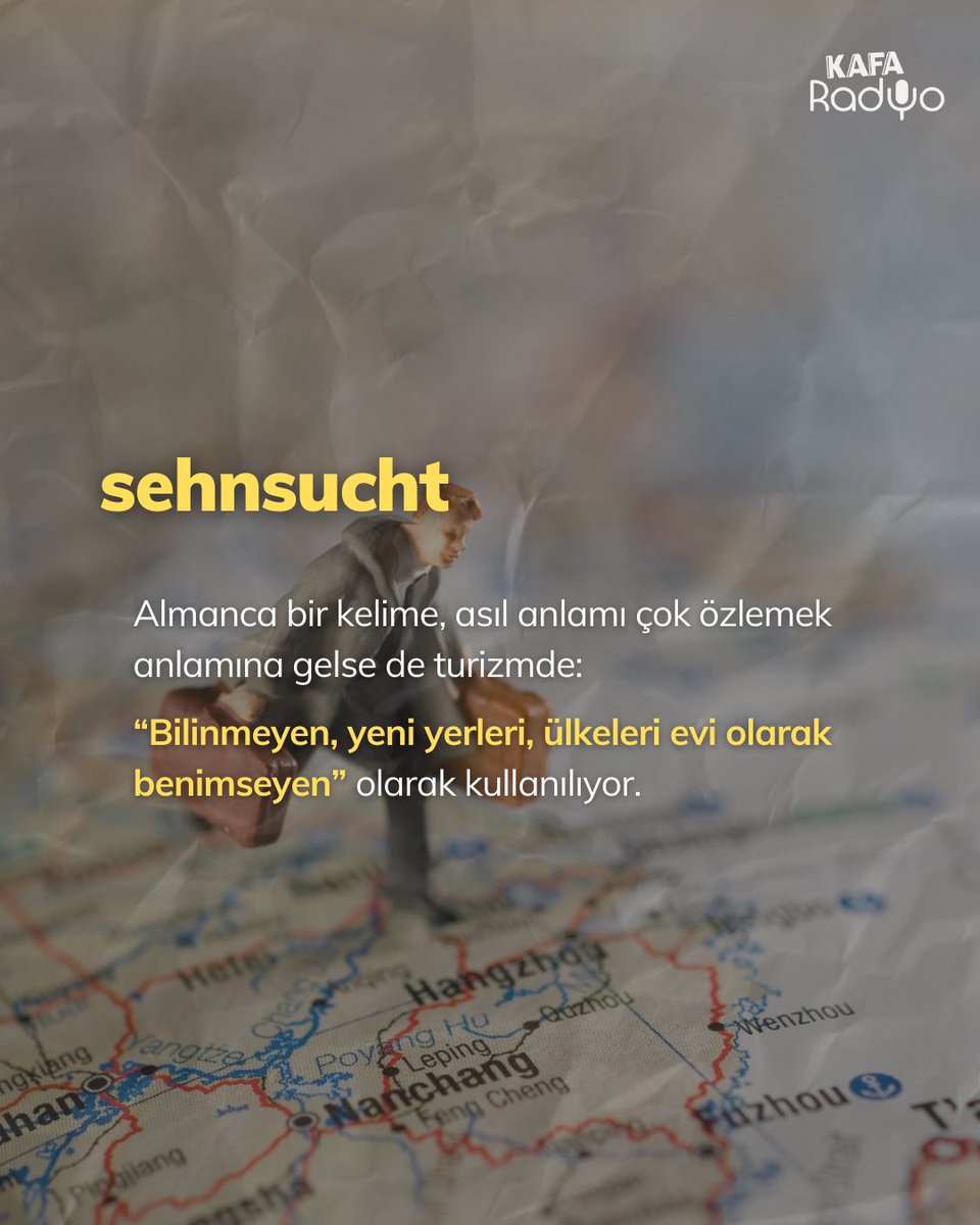 🛩️ Bu hafta “Turizm Kafası” serisinde, “Turizmin İlham Veren Kelimeleri”ne göz atıyoruz. ✨ @denizdikkaya yazdı. 🌹 💬 Sizce en ilham veren kelime hangisi? Yorumlarda buluşalım! ♥️ #turizm #kafaradyo