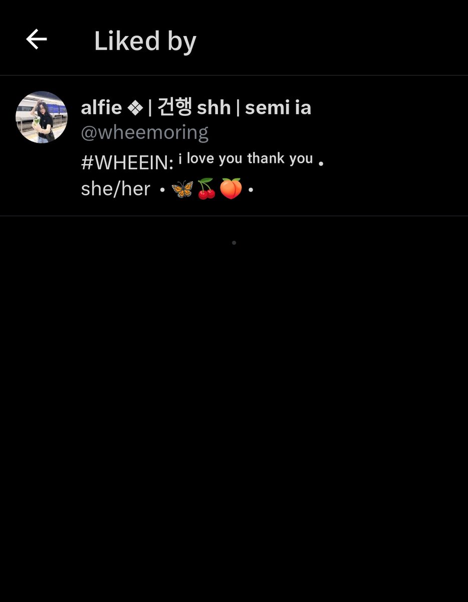 wheemoring's tweet image. i wanna know who's the other one that liked :((( this will forever be in my heart,, thank you anon bb 🥹🫶🏼