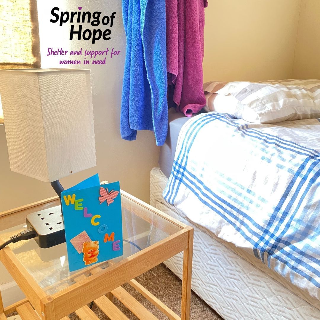 A woman who stayed at the night shelter in Spring of Hope handed in a thank you card on her last night! 💜🥰 'A safe haven to return to each evening; clean, comfortable, calm and safe.'
#springofhope #nightshelter #homelessness #women #bristol #inhopebristol #charity