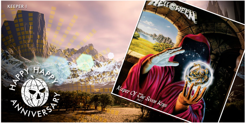 helloweenorg's tweet image. 🎃 🗝️ The beginning of a new era - &quot;Keeper Of The Seven Keys, Part I&quot; was released May 23rd, 1987. What&apos;s your favourite track? #Helloween