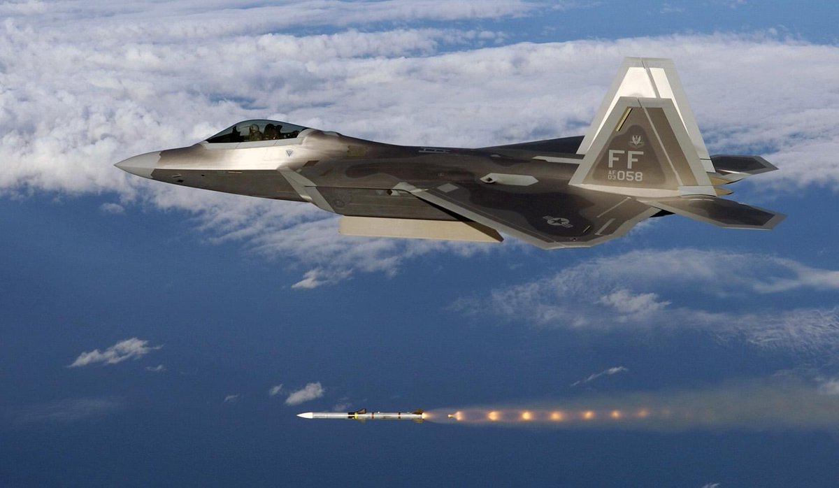 F-22 Raptor fires missile 
#F22 #F22Raptor #weapons #missile #fighterjet #aviation #military #airforce #usaf #aircraft