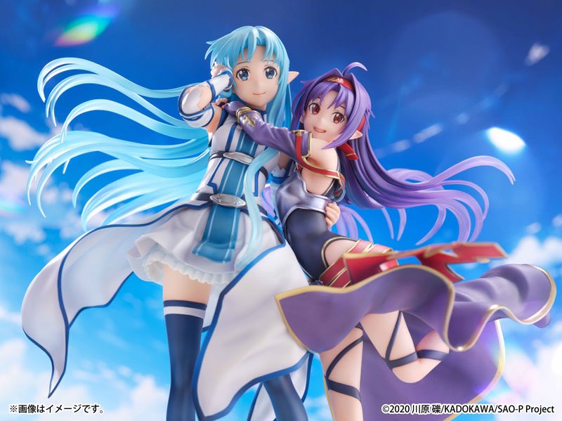 SAOGerman's tweet image. Shibuya Scramble Figure Asuna &amp;amp; Yuuki Ending Ver.
Release Mai 2025.