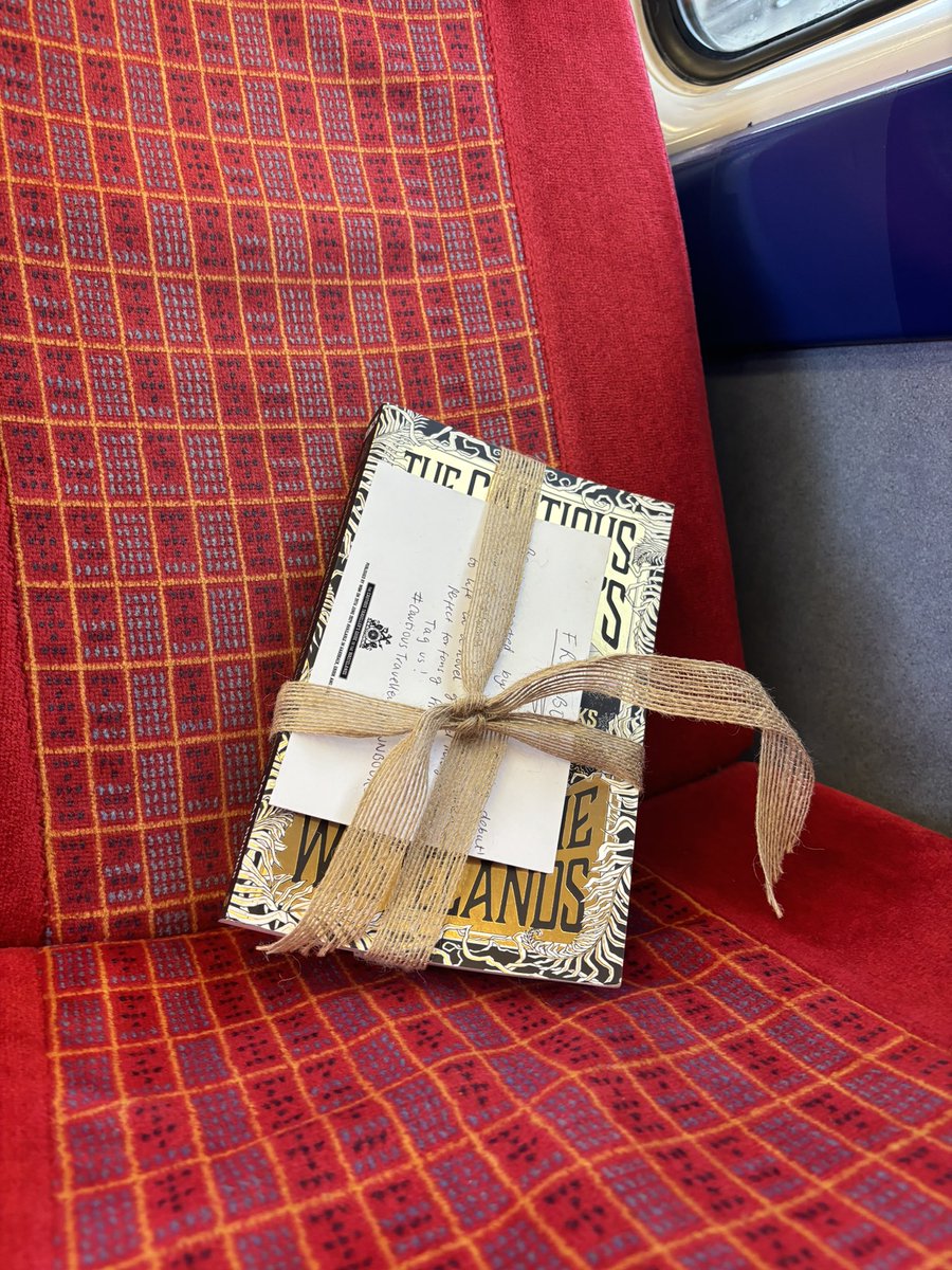 Dropped off this stunning proof of #CautiousTravellers on my commute home for a lucky person to embark on. 🚂✨ <a href="/wnbooks/">W&N</a>