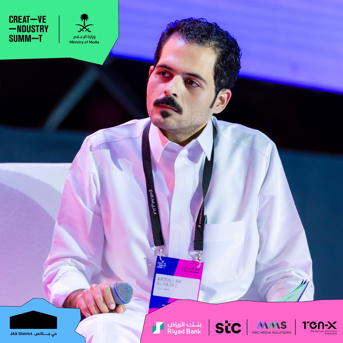 creativeindMENA's tweet image. حرر أفكارك مع المُبدعين💡
📸 لقطات من جلسة "فن توليد الأفكار" في #قمة_الإبداع✨

📸 Highlights from the one-of-a-kind "The Art of Idea Generation" panel at #CreativeSummit 💡✨