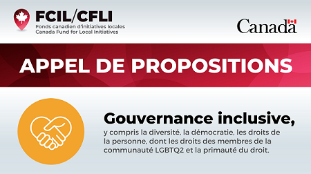 CanadaRDC's tweet photo. 📢Appel de propositions des projets en République  du Congo🇨🇬

⏺️Le Fonds Canadiens d’initiatives locales FCIL 2024-2025🇨🇦🇨🇬

🗓️Date limite: 5 juin 2024 à 23 h 59 (GMT)

🎯Consultez le lien pour tous les détails :https://t.co/EGoR5J8e0m https://t.co/EupAvXwvMt
