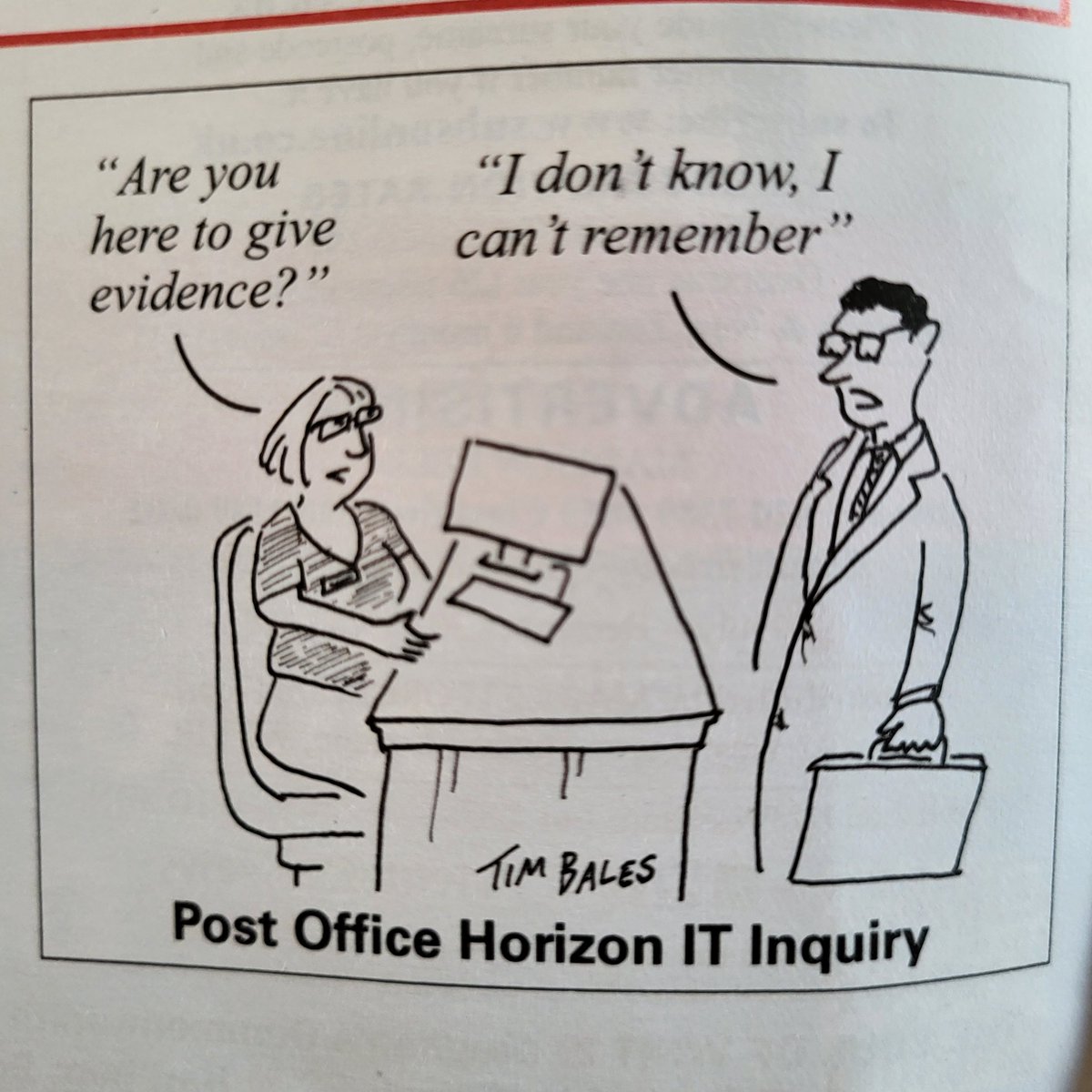 #PostOfficeInquiry #PostOfficeScandal @PrivateEyeNews spot on, as ever.