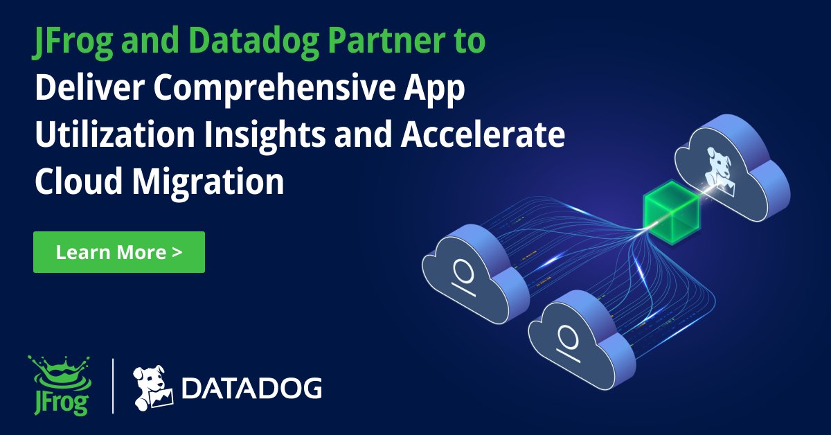 We're thrilled to announce our new JFrog SaaS Log Streamer integration with @datadoghq ! This integration increases visibility and efficiency by enabling users to focus on the items + actions that produce the greatest business impact. Learn more: jfrog.co/4bI3gbq