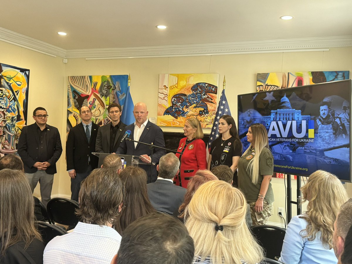 .@AmVets4Ukraine launches in Washington, D.C., with mission to unite American #veterans to support #Ukraine in its war with Russia