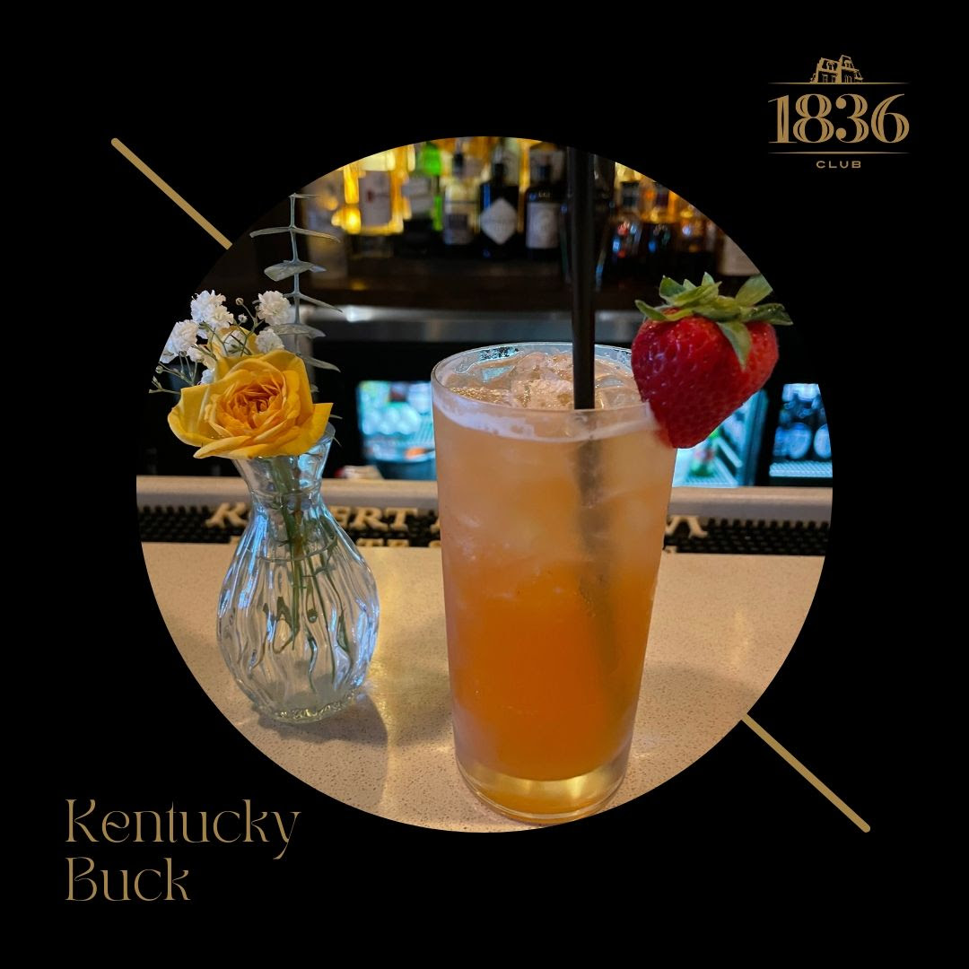 Members,

Try our exciting new cocktail menu! Treat yourself to an array of fresh cocktail creations at our Main Bar or the Pilots Lounge Bar. Whether you’re a bourbon aficionado or just looking for a new cocktail, the Kentucky Buck offers a perfect balance of sweetness & spice.