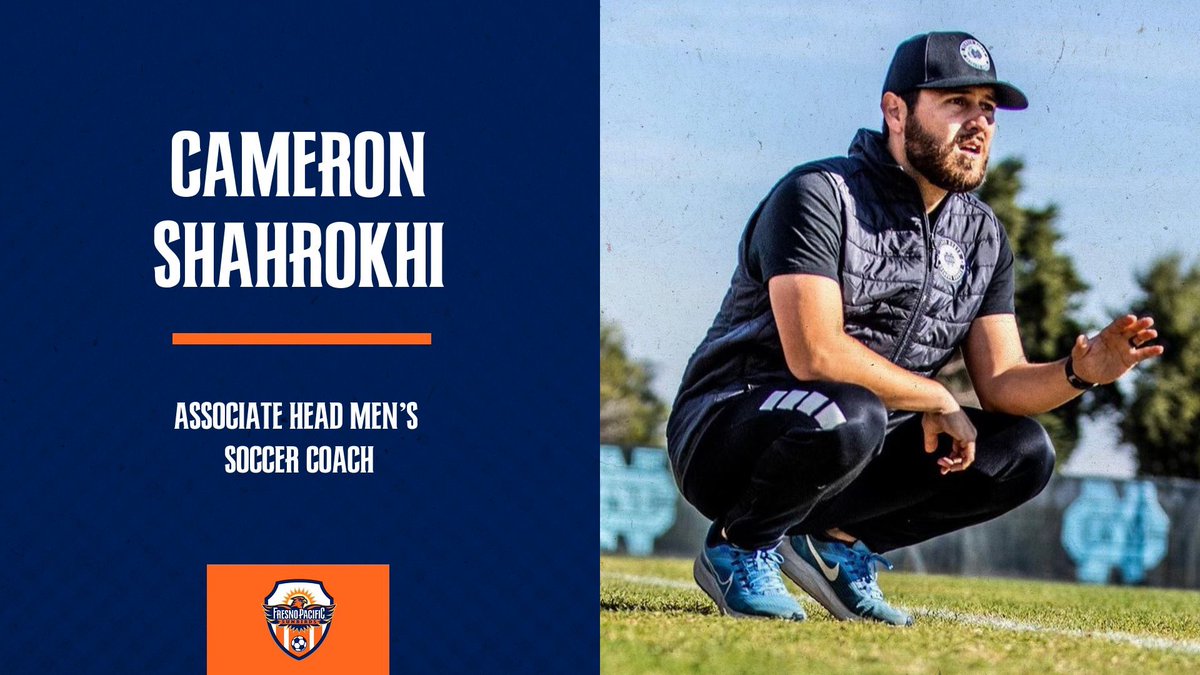 Fresno Pacific announces former <a href="/CNECbsoccer/">Clovis North Soccer</a> head coach Cameron Shahrokhi as new Associate HC for <a href="/FPUsoccer/">FPU Soccer</a>. Shahrokhi went 138-20-19 at Clovis North and won two Central Section titles.