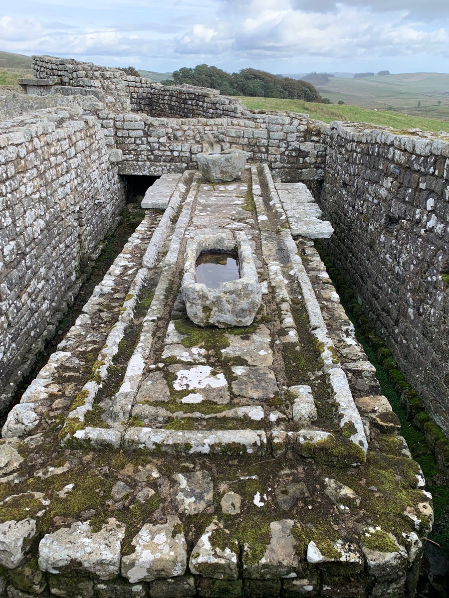 The remains of the latrines at Housesteads. #RomanFortThursday