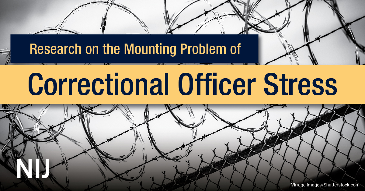 Correctional administrators can help reduce officer stress by destigmatizing mental health conditions and addressing aspects of correctional culture that stigmatize help-seeking. Here's more insights for #MHAM2024: nij.ojp.gov/topics/article… #MentalHealthAwarenessMonth