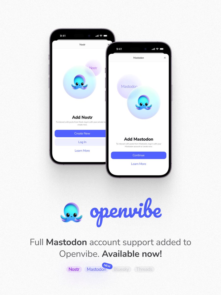 Openvibe tweet media