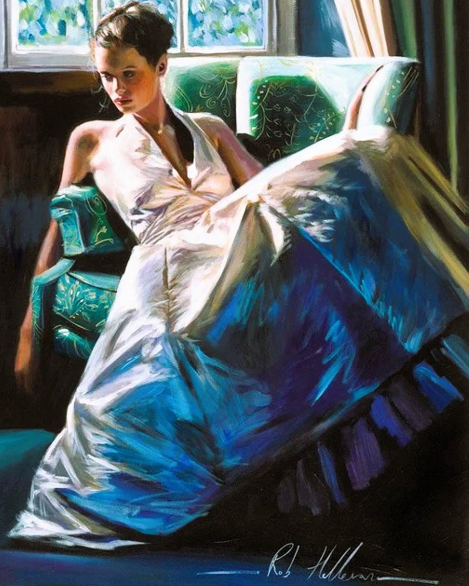 🌹💜🌹 'The soul, by nature, is love because it loves.' - - - - Saint Augustine. 🪶💜 Rob Hefferan. (1968)🖌️🌹 English Painter, Hyper-realistic.
