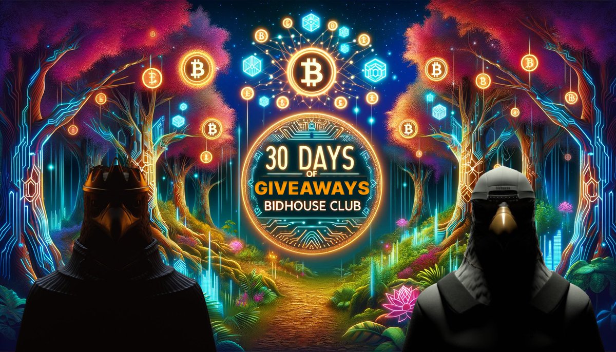 BidHouseClub's tweet image. 🚀 Get ready for #30DaysOfGiveawaysWithBidHouse, starting tomorrow! 

🎉 We're celebrating our upcoming mint (&amp;lt;30 days) with daily prizes and a $5000+ prize pool. 

🔔Follow us and stay tuned for your chance to win big! 🤑

@pulsartransfer send 111111 BOBER to 500 reactions