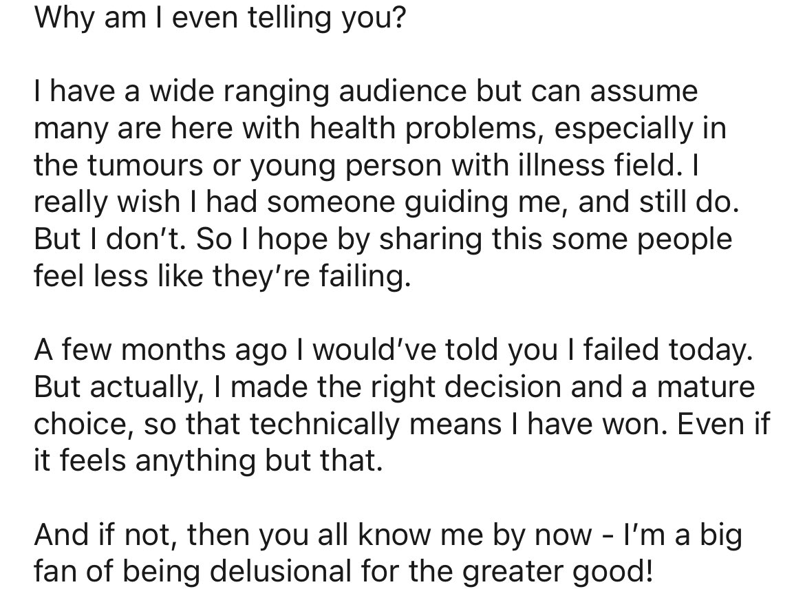 Health and future anxiety vibing today, which I hate admitting, so I’ve put away the to do list as I can’t get anything done. I wrote this and it perfectly sums up why I'm *attempting* to stop overworking to prove to everyone else that it’s all fine.