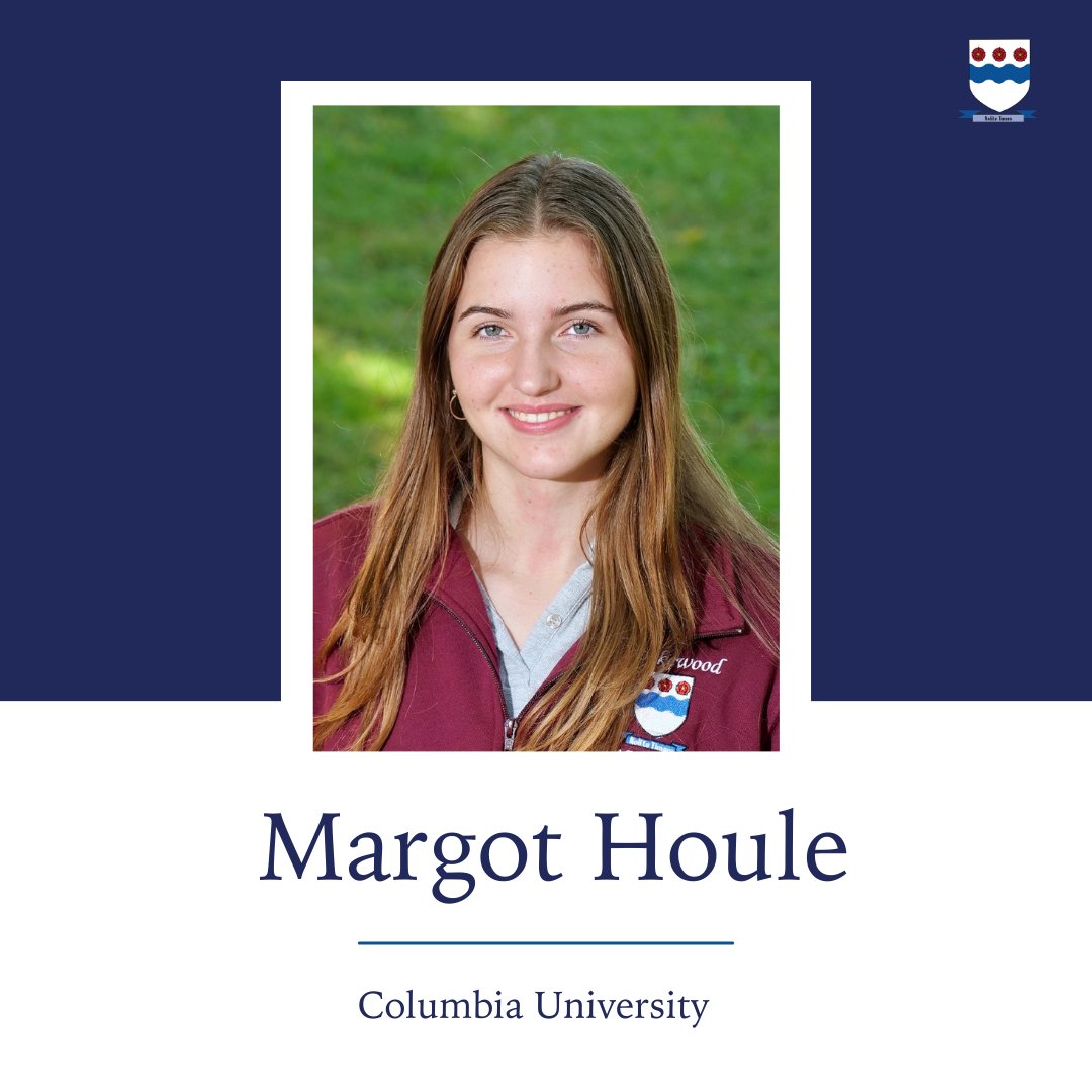 Congratulations to Class of 2024 Senior Margot Houle, who will be attending Columbia University this upcoming fall!

#BrookewoodSchool #NoliteTimere #BeNotAfraid #CatholicSchools #allgirlsschool #MOCOSchools #DC #DCCatholicSchools